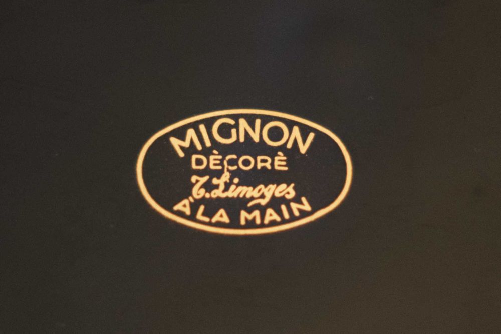Mignon Limoges - 5 peças decoradas à mão