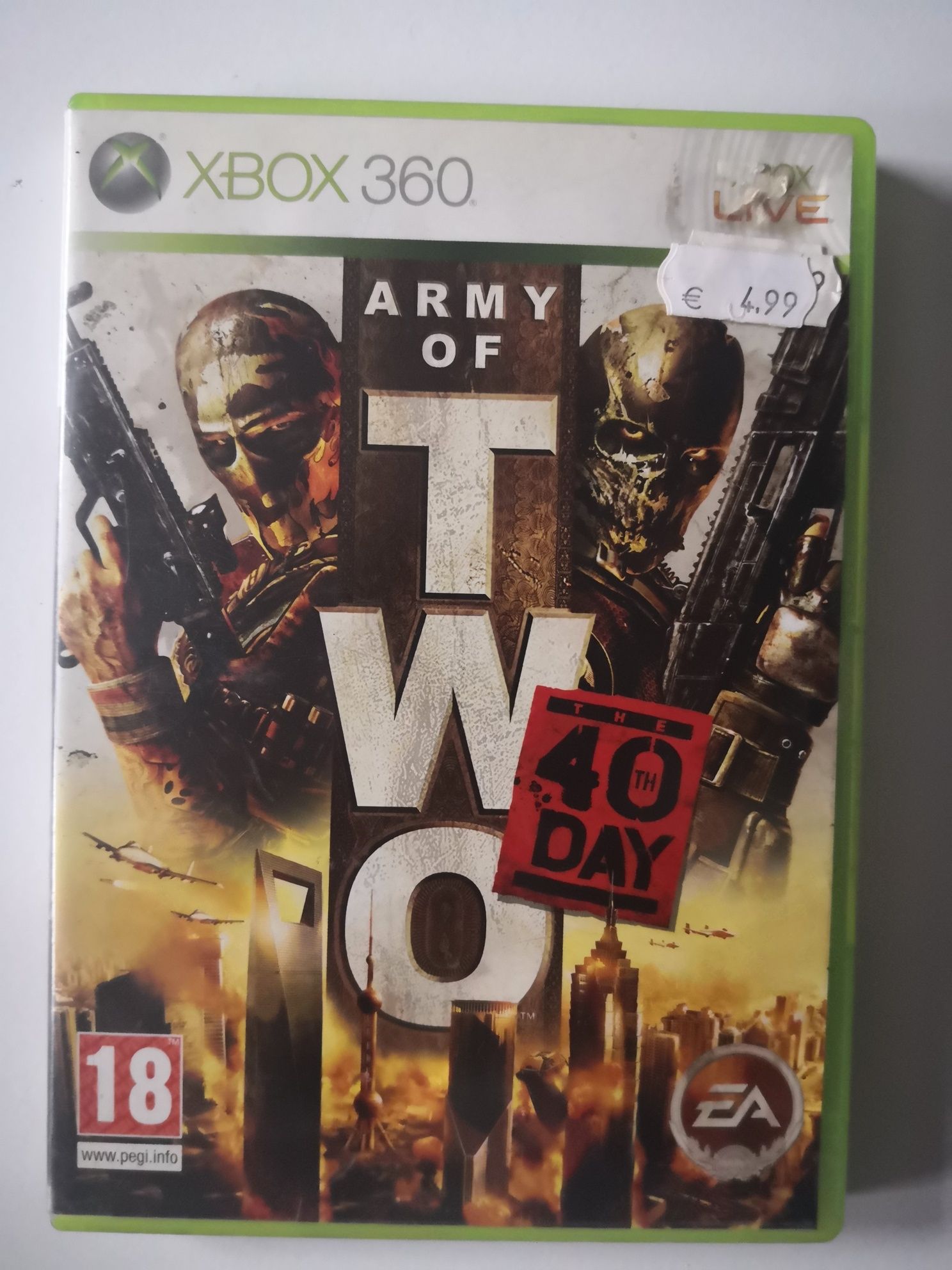 Sprzedam grę Army Of Two na Xbox 360