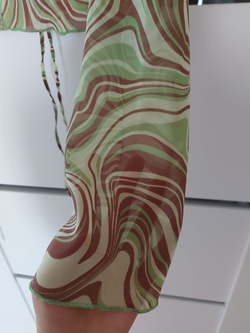 Bolerko zielone  H&M z metką. Narzutka. NOWE! Boho, hippie.