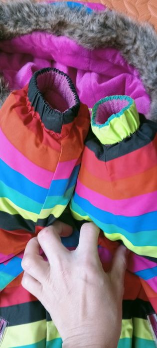 Комплект зимовий Lenne 86 92 на дівчинку комбінезон куртка Ленне Ліне