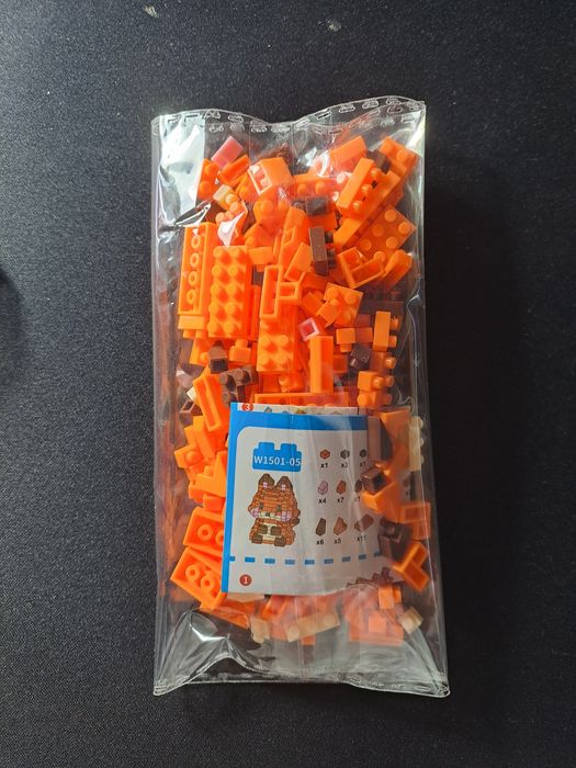 Mini blocos de montar raposa