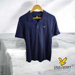 Koszulka polo Lyle & Scott | Granatowa | Rozmiar L | 100% bawełna
