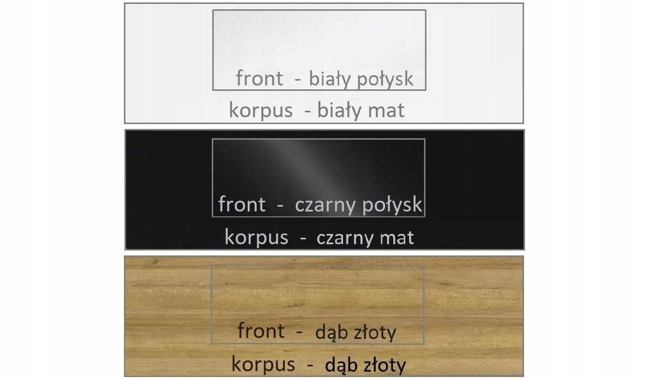 Calabrini 150 cm 3 kolory połysk Szafka rtv