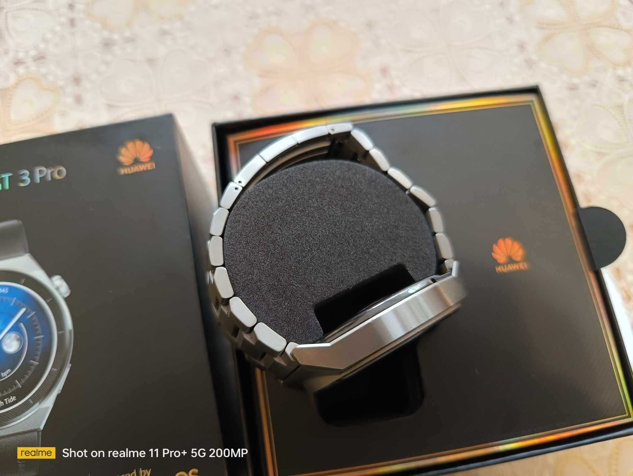 Huawei Watch GT 3 Pro bransoleta/Gwarancja/Ideał