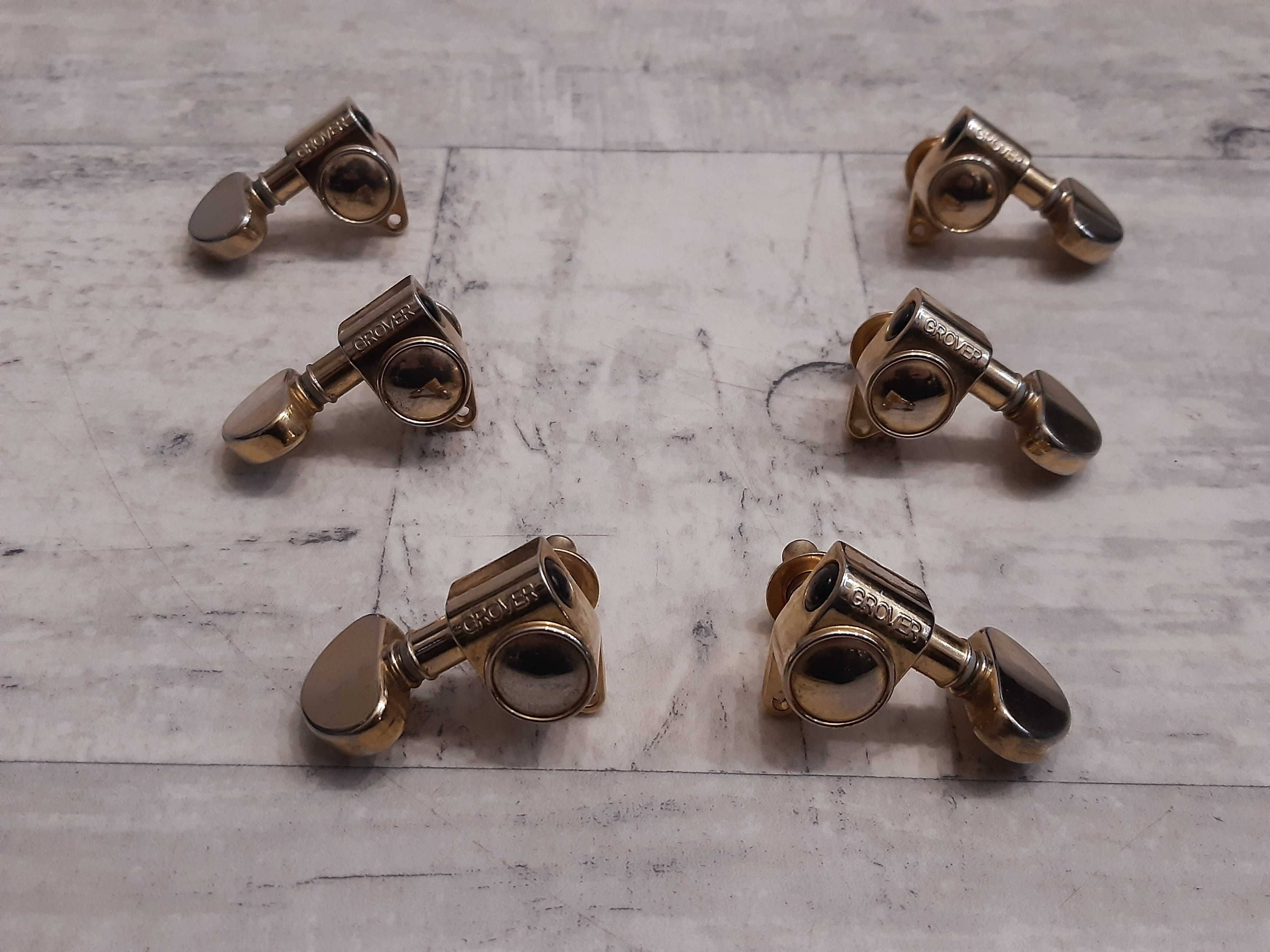 Klucze Gitarowe Grover Gold 3+3 Les Paul-SG- wysyłka lub dodam Gratis