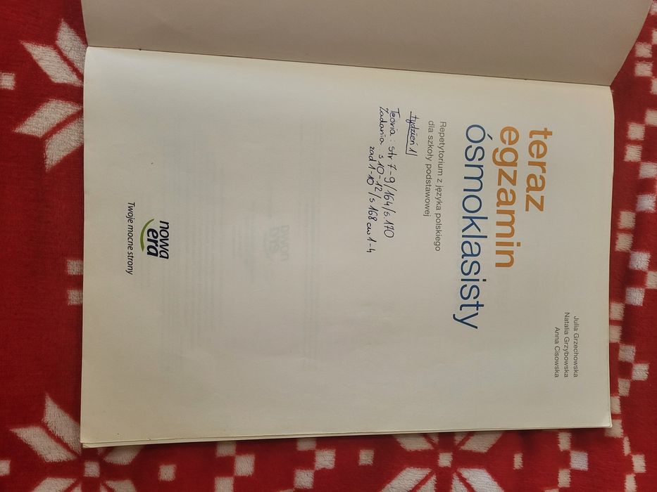 Teraz egzamin ósmoklasisty język polski repetytorium nowa era