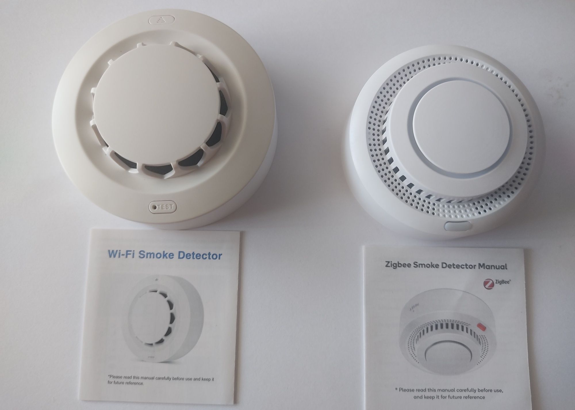 Tuya wi-fi zigbee czujnik dymu Smart life smoke detektor sensor