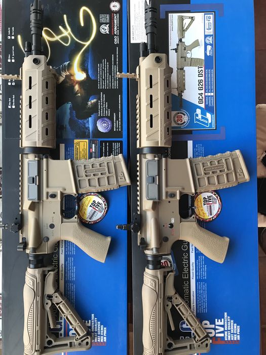 Fuzil Eléctrico Airsoft M4 GC16 RAIDER S G&G + Armalite M15a2 PROMO