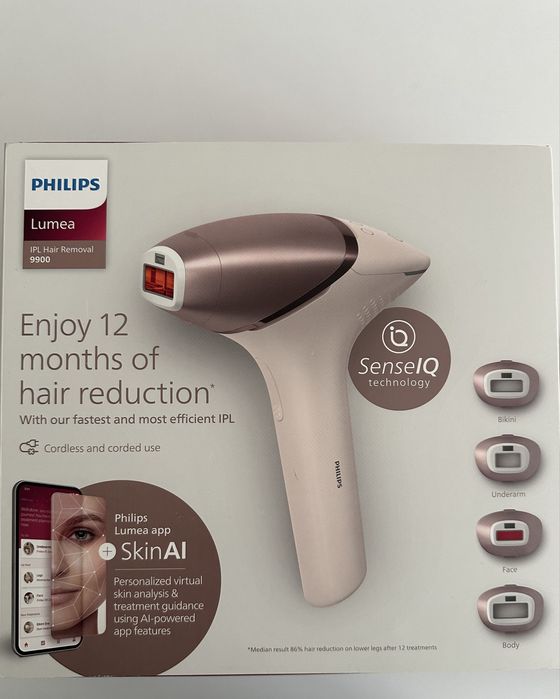Philips Lumea IPL Hair Removal 9900, фотоепілятор,повна комплектація