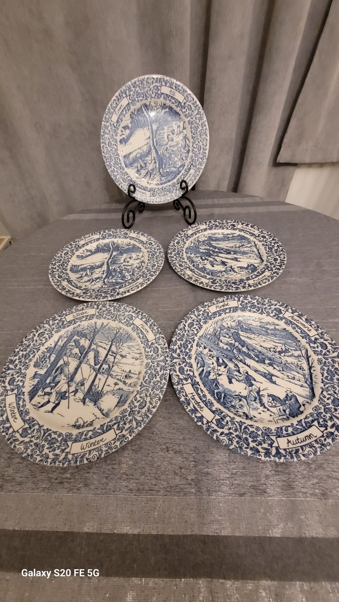 Okazja! ENGLISH IRONSTONE talerz z lat 60-tych.
