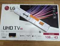Телевізор lg 43 UHD 4k , smart tv, wifi