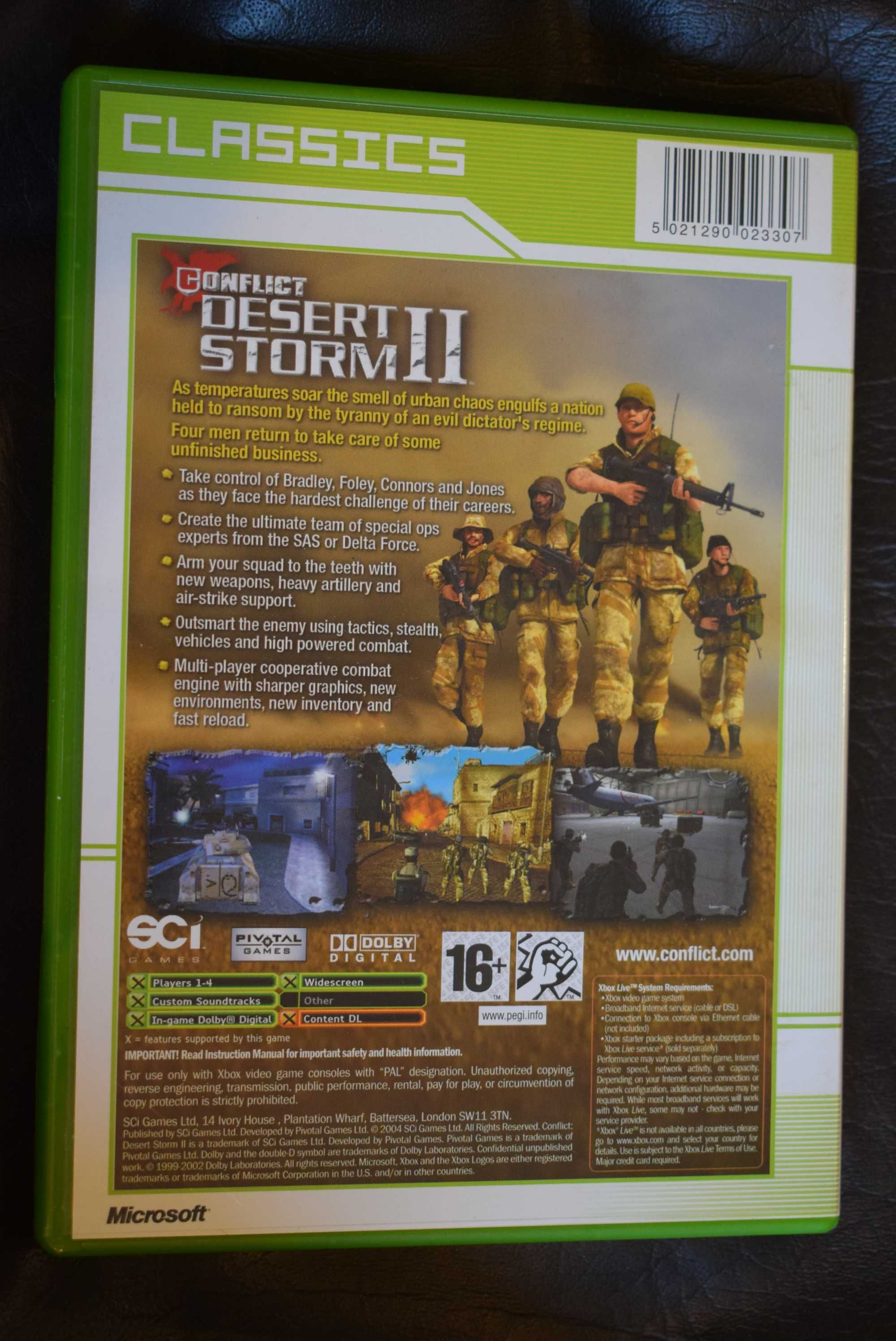 Conflict : Desert Strom  Xbox