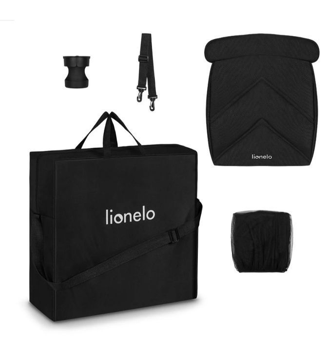 Lionelo Cloe lekka spacerówka z fajnymi akcesoriami