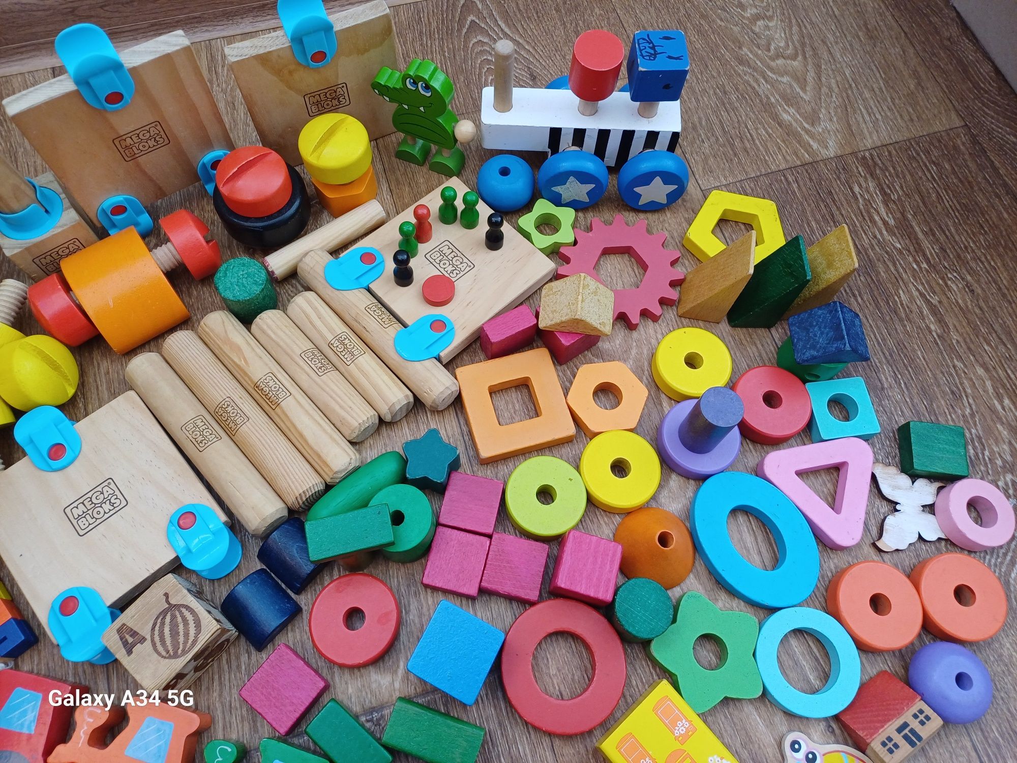 Деревянный конструктор  mega bloks