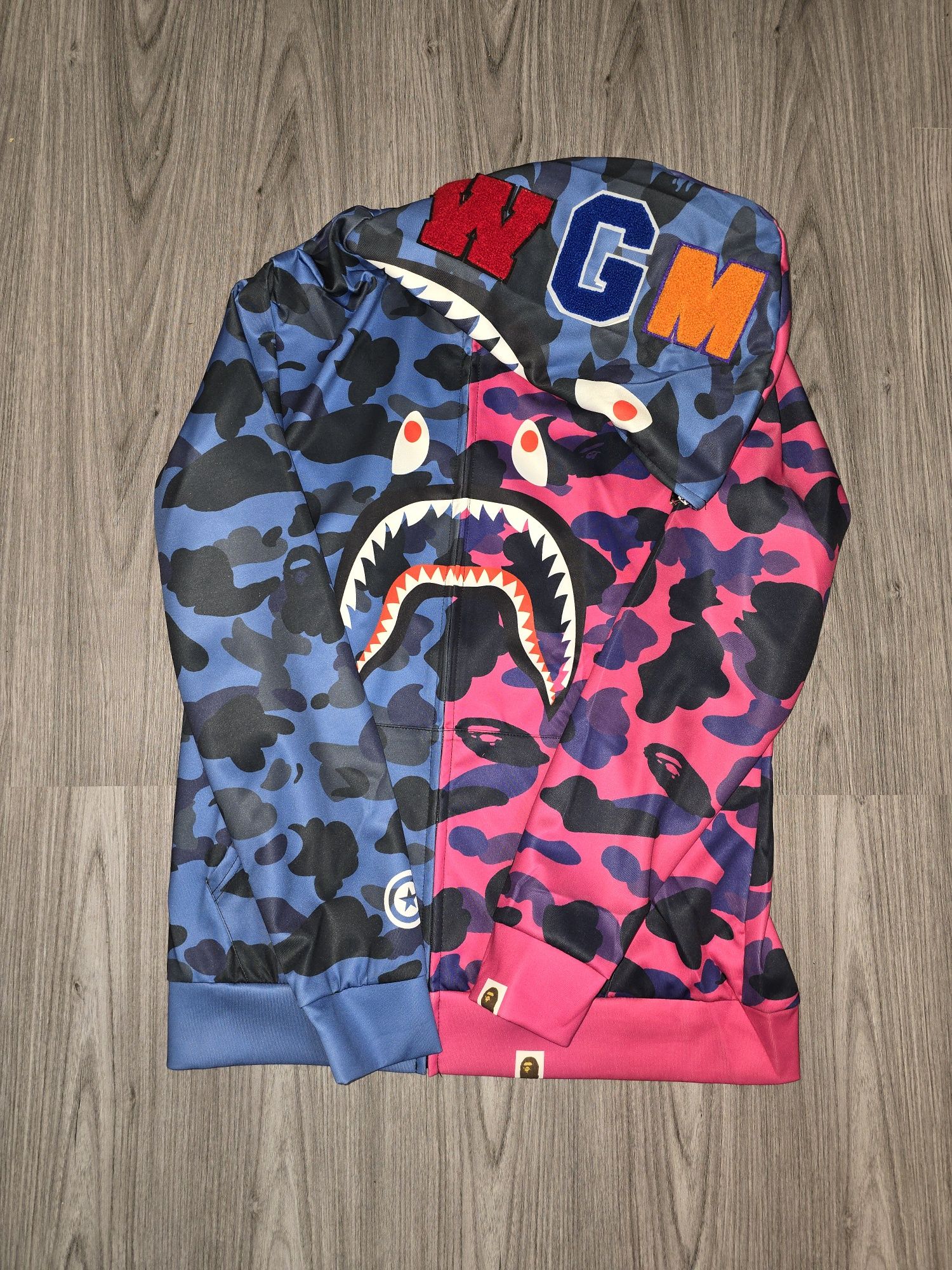 Nowa bluza shark bape w rozmiarze S
