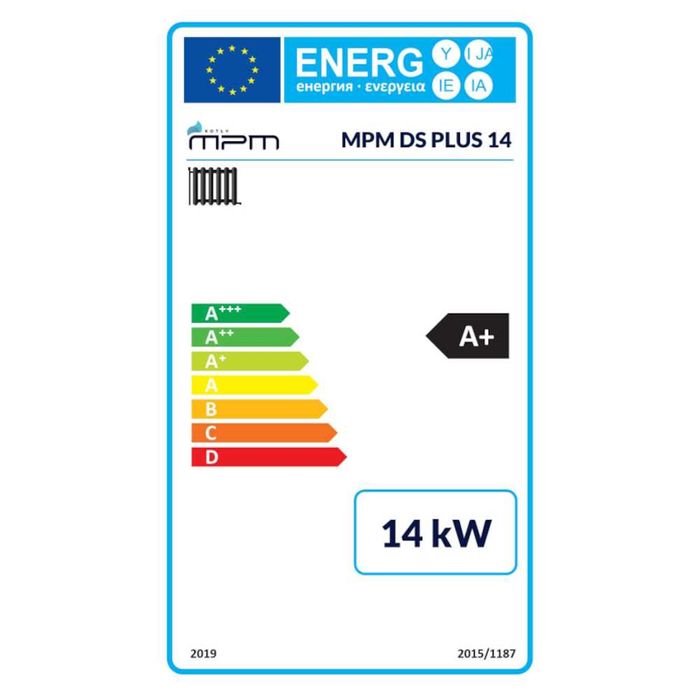Kocioł, piec MPM DS Plus 14 kW uniwersalny na drewno i węgiel