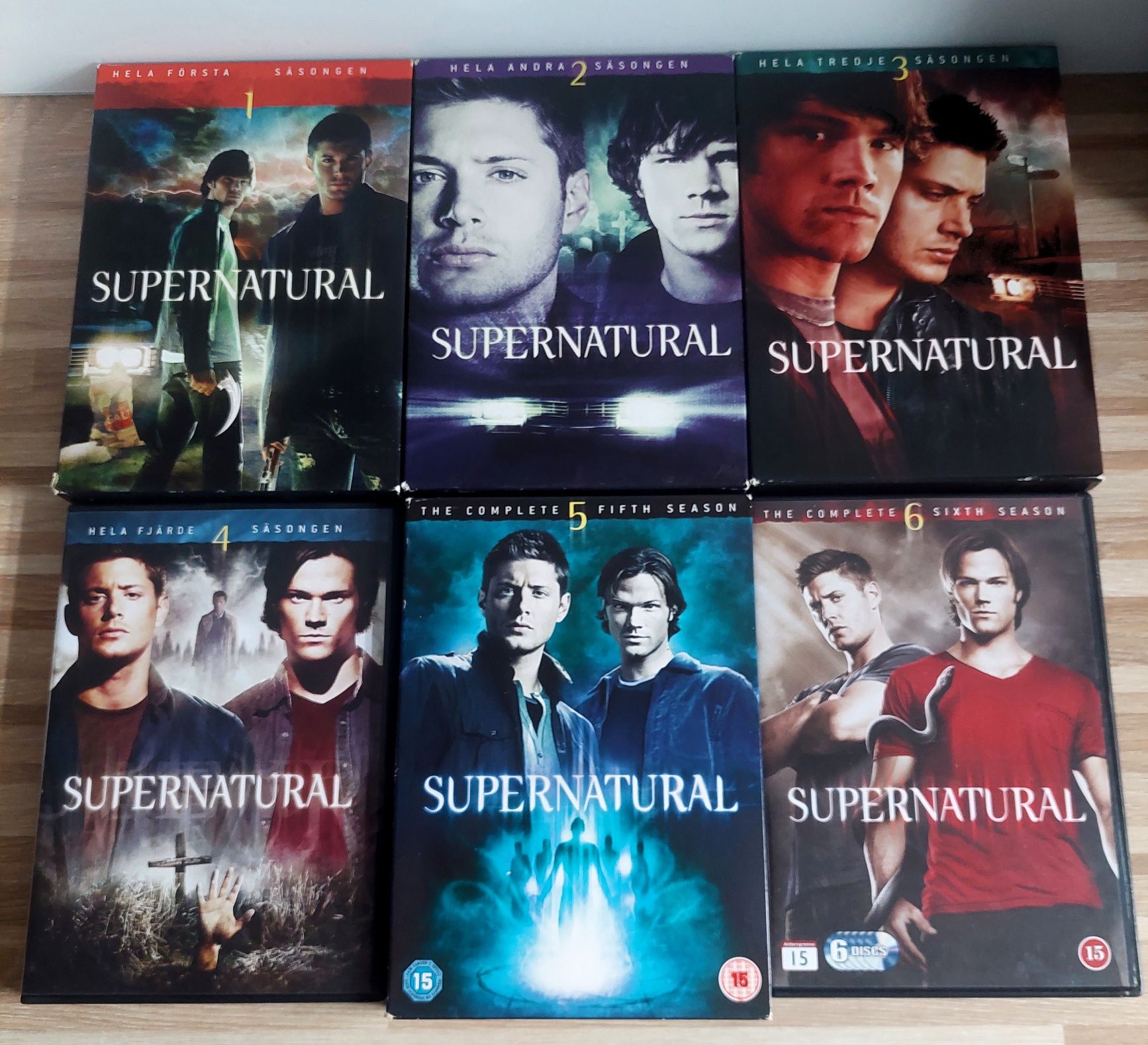 Supernatural Nie z tego świata sześć 6 sezonów dvd