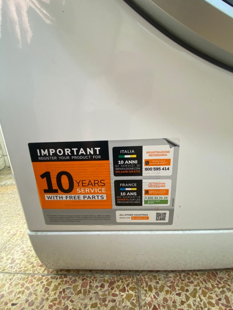 Máquina de Lavar Roupa - HOTPOINT NM11 847 WS A EU - 8 Kg