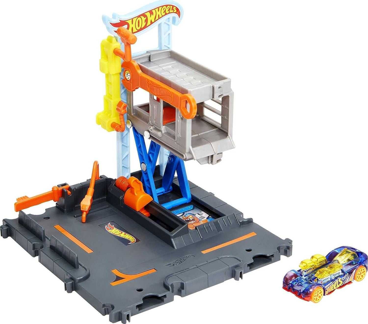 Трек Хот Вілс Сіті Ремонтна станція в центрі міста. Hot Wheels СТО