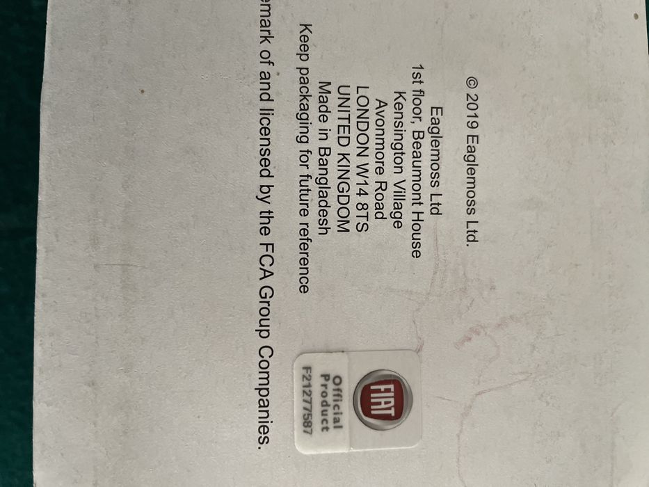 Miniatura FIAT 600 Multipla 1959