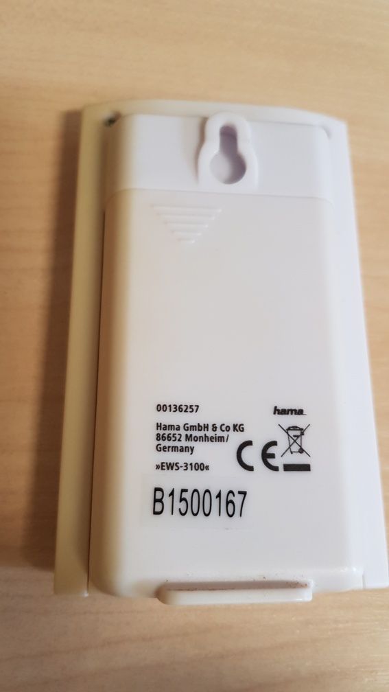 Czujnik zewnętrzny do stacji pogody Hama EWS-3100