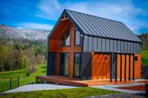 Widokowa stodoła domek w górach Beskid wyspowy domek na wynajem