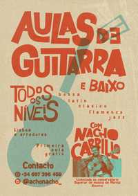 Aulas de Guitarra e Baixo