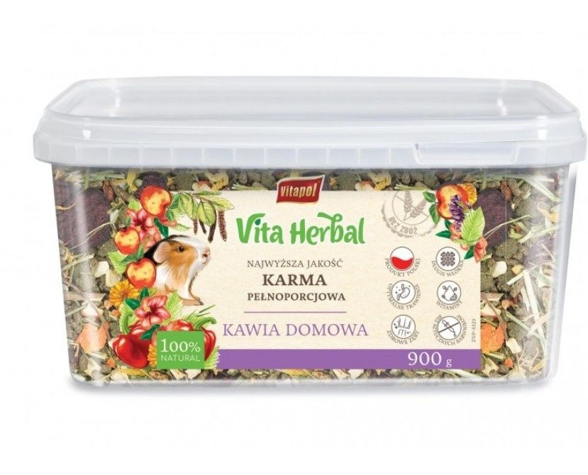 Vita Herbal karma pełnoporcjowa dla kawii domowej, wiaderko, 900g