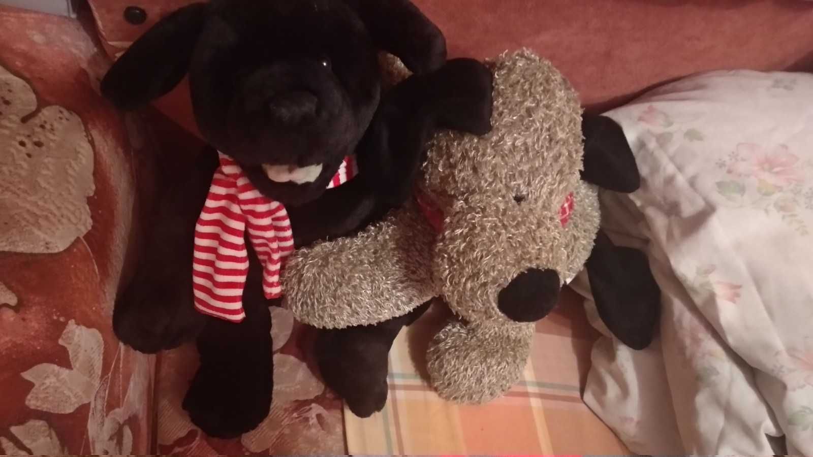 игрушка собака пес черная и серая большие фирменные