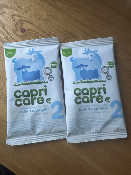 Mleko modyfikowane kozie dla dziecka Capri Care 2 saszetki 26 g nowe
