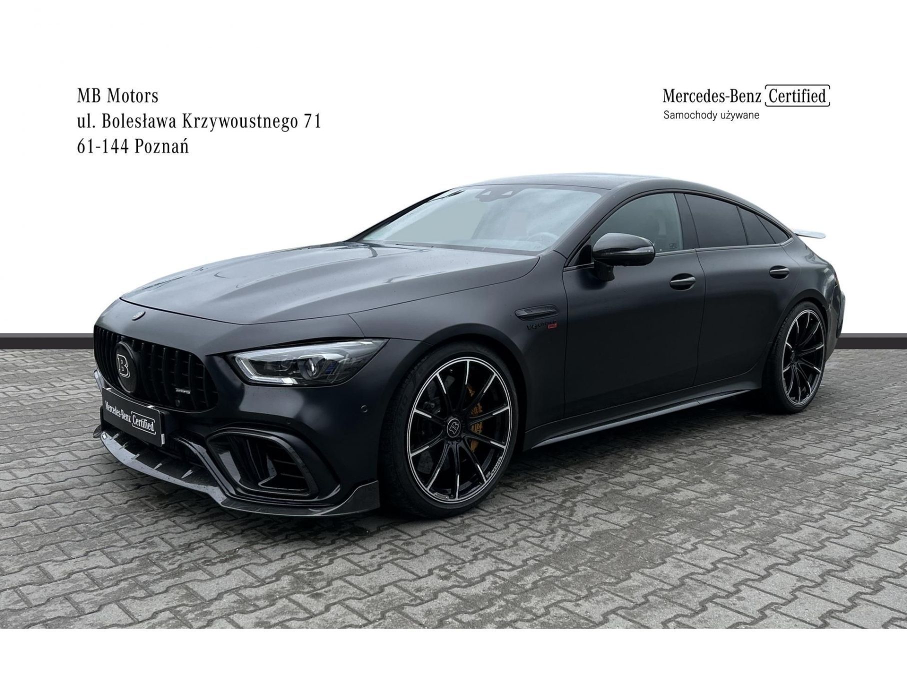 Mercedes-Benz AMG GT 800 Brabus salon Polska od dealera VAT23%