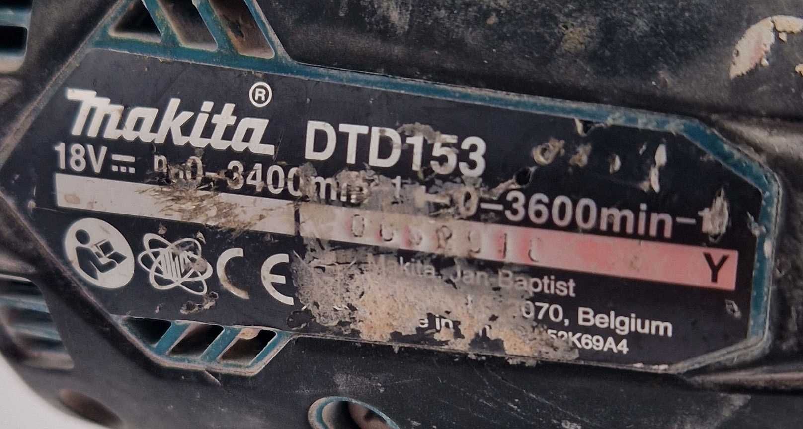Akum. wkrętarka udarowa LXT Makita DTD153 / Nowy Lombard / TG