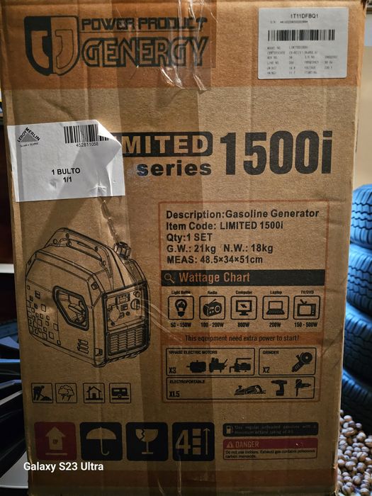 Продам Генератори Інверторний GENERGY LIMITED.