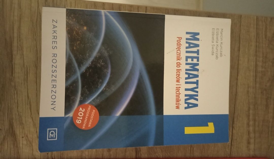Matematyka 1, podręcznik i zbiór zadań