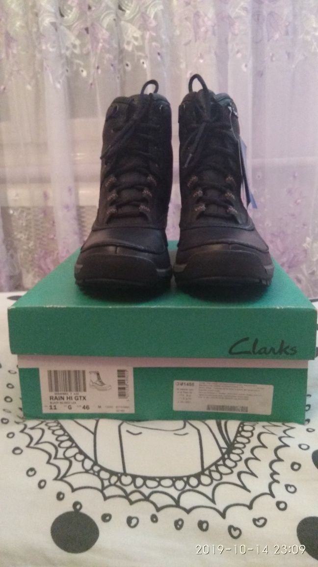 Clarks Rain HI GTX мужские ботинки (оригинал) 45 р