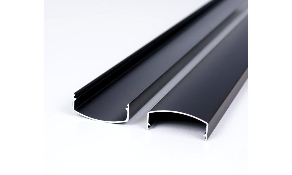 Szklana półka scienna RTV