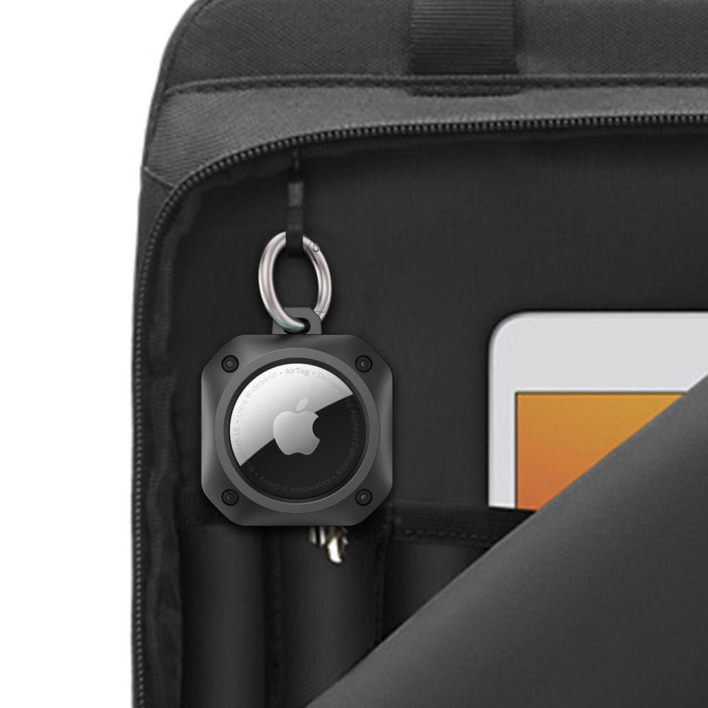 tech-protect rough pro apple airtag black