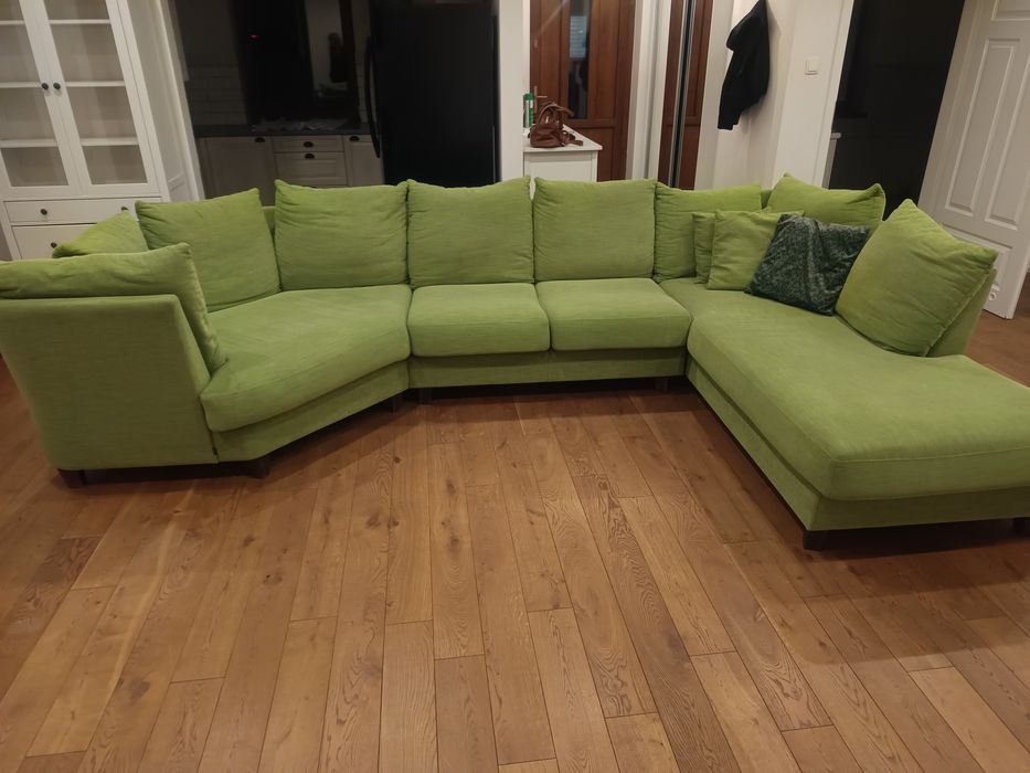 Zielony duży narożnik