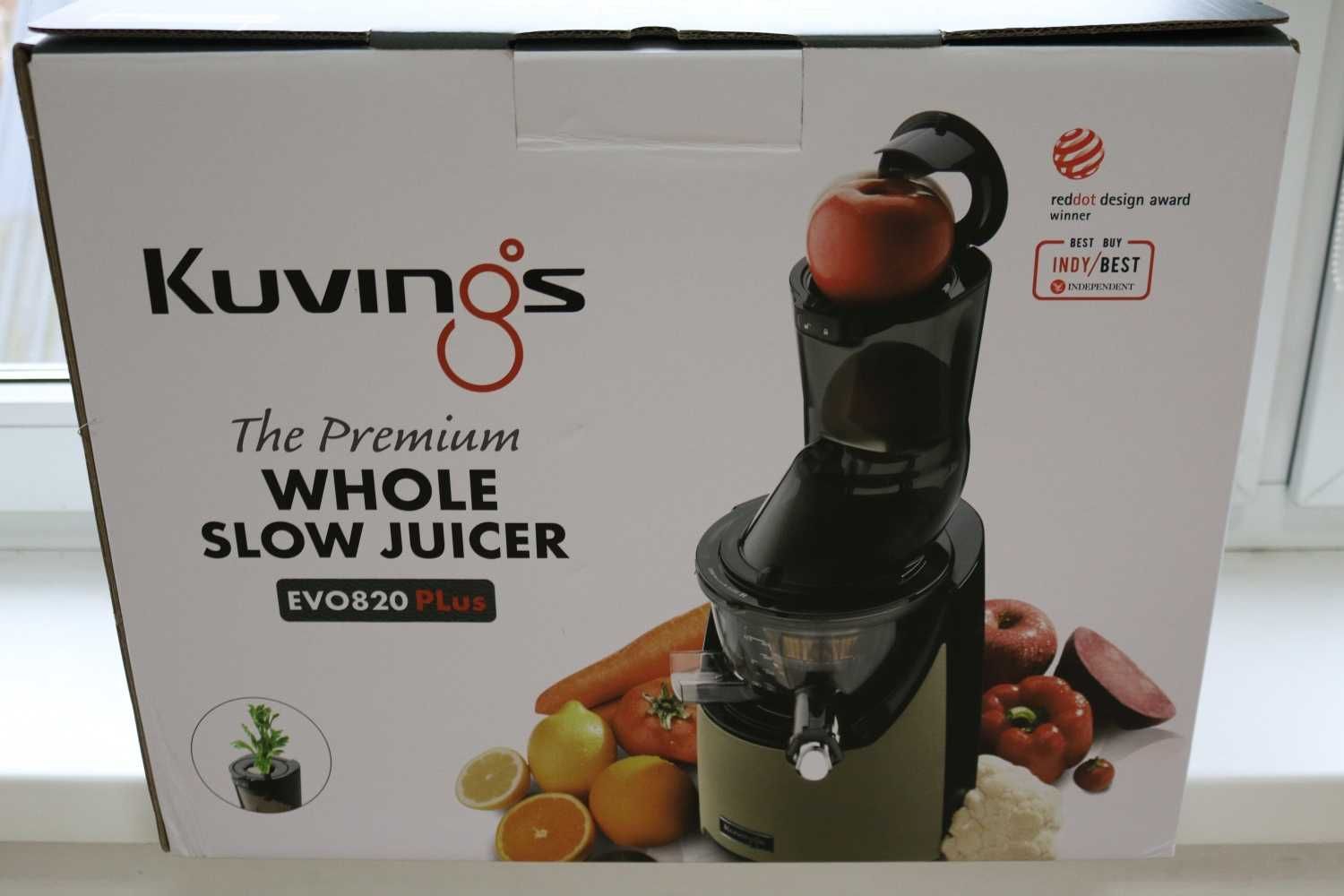 Kuvings Evo820 PLus Grafit - wyciskarka wolnoobrotowa - Kuvings OUTLET