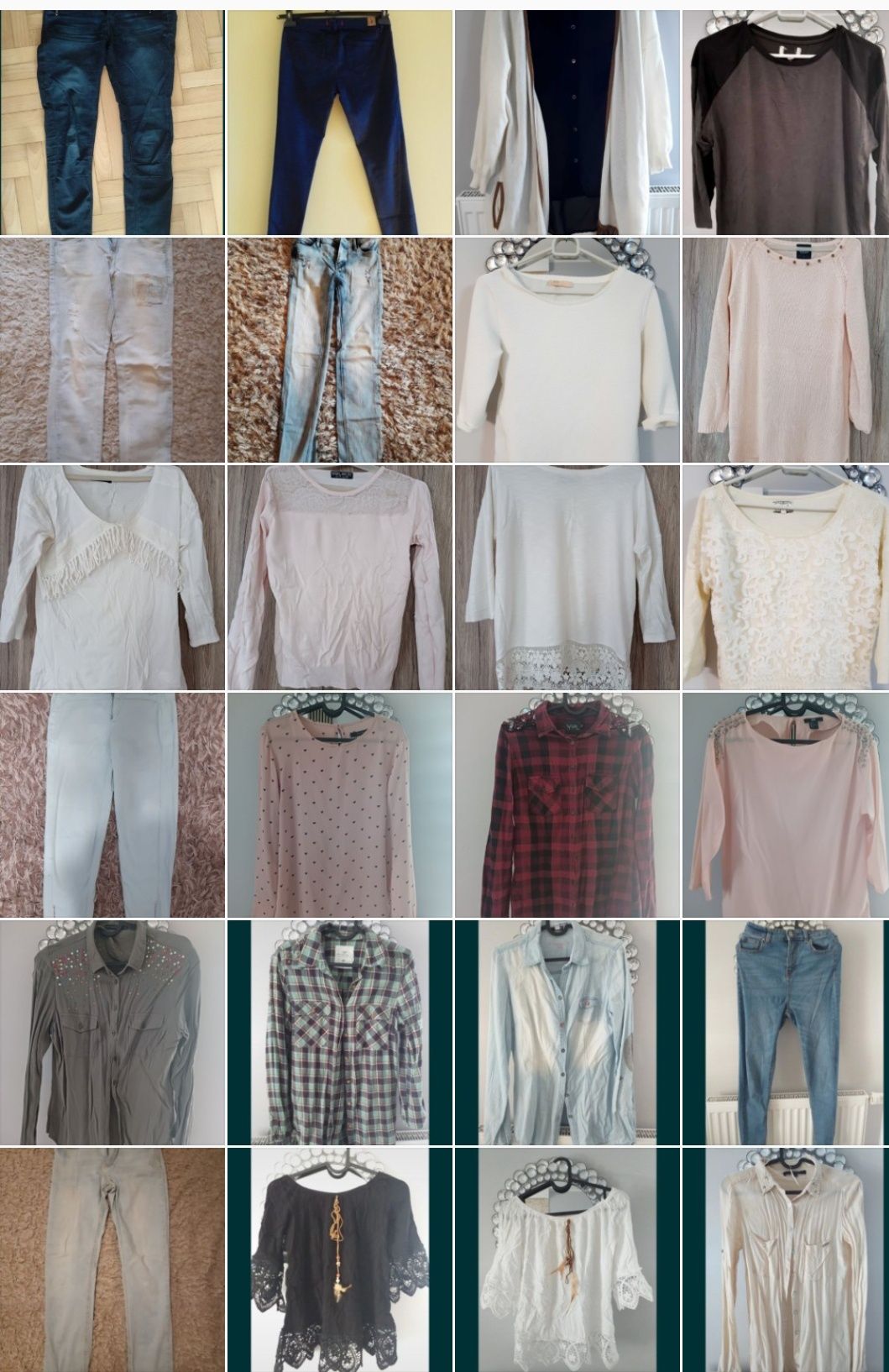 Paka ubrań damskich jesień/zima Zara H&M Mohito Reserved r. 36/38