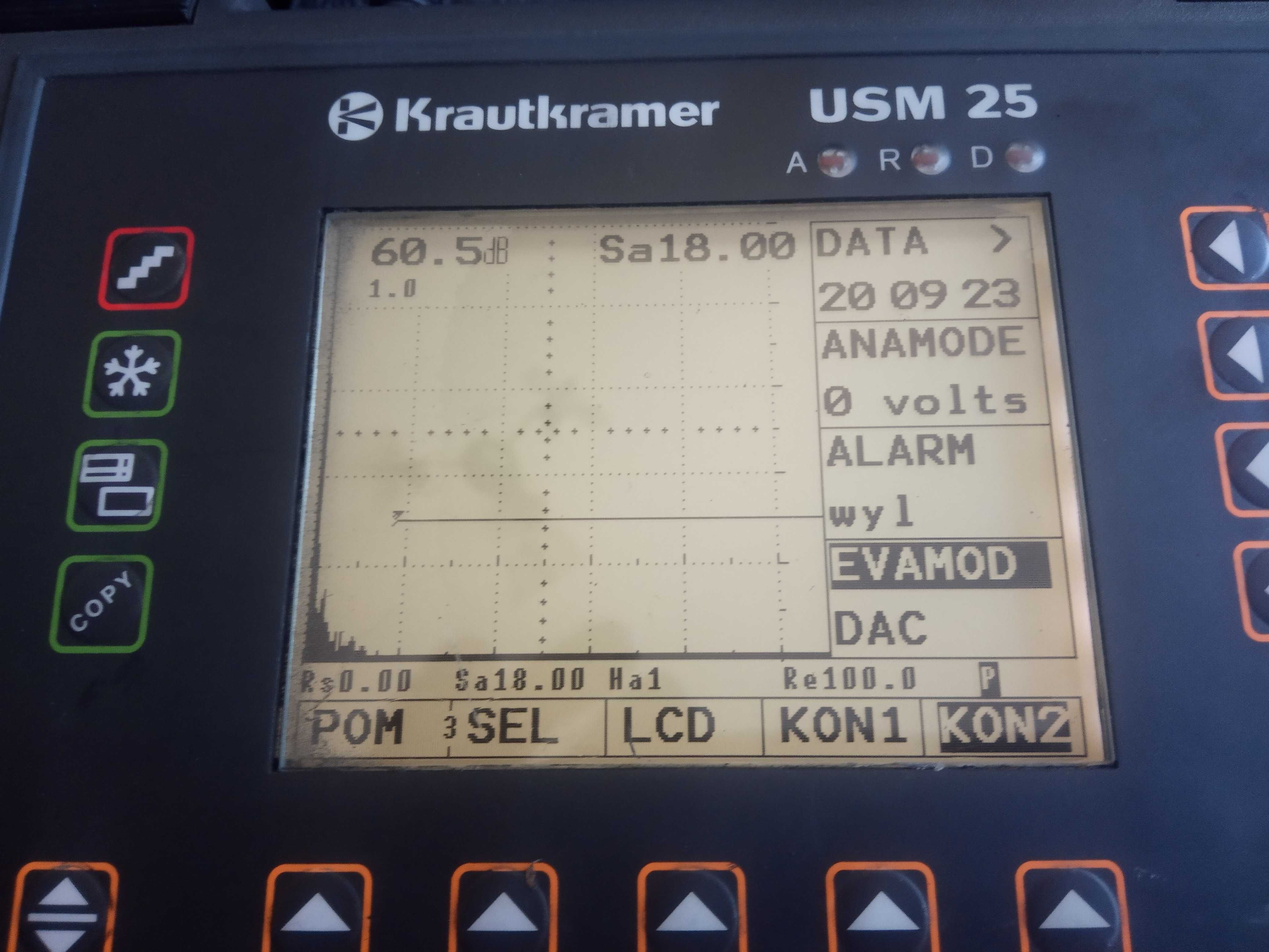 Defektoskop ultradźwiękowy Krautkramer USM25S DAC UT ndt