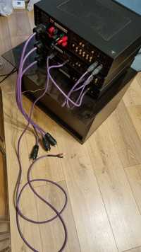 Melodika Purple Rain zasilający XLR RCA głośnikowe Cambridge CXA80 CXN