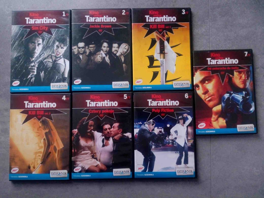 Zestaw filmow DVD Tarantino