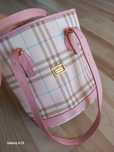 Burberry torebka vintage wiadro pink