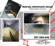 Wełna mineralna Celuloza Wdmuchiwane Docieplenie na stropodach strop