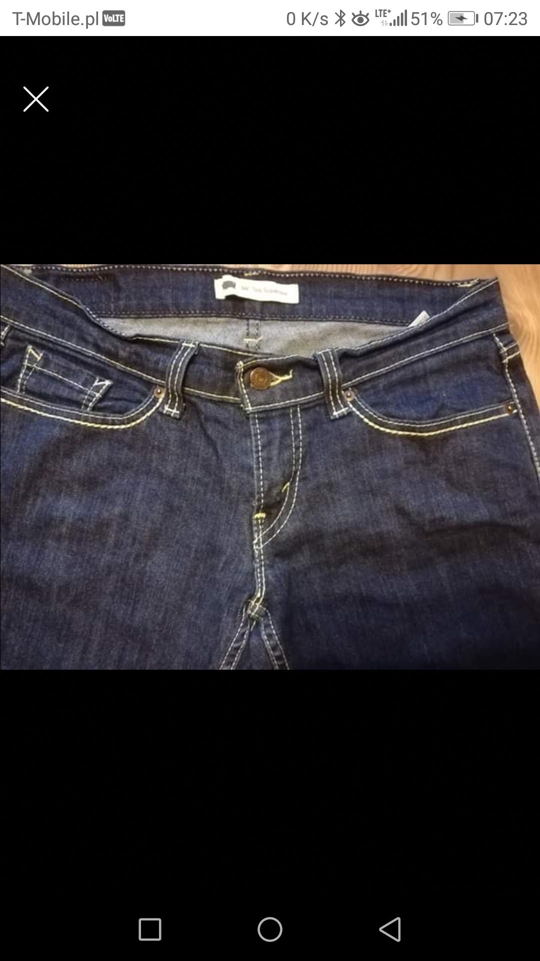Spodnie damskie jeansy r.M