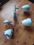 Lampy, kinkiet, loft, białe, Led, komplet nowe