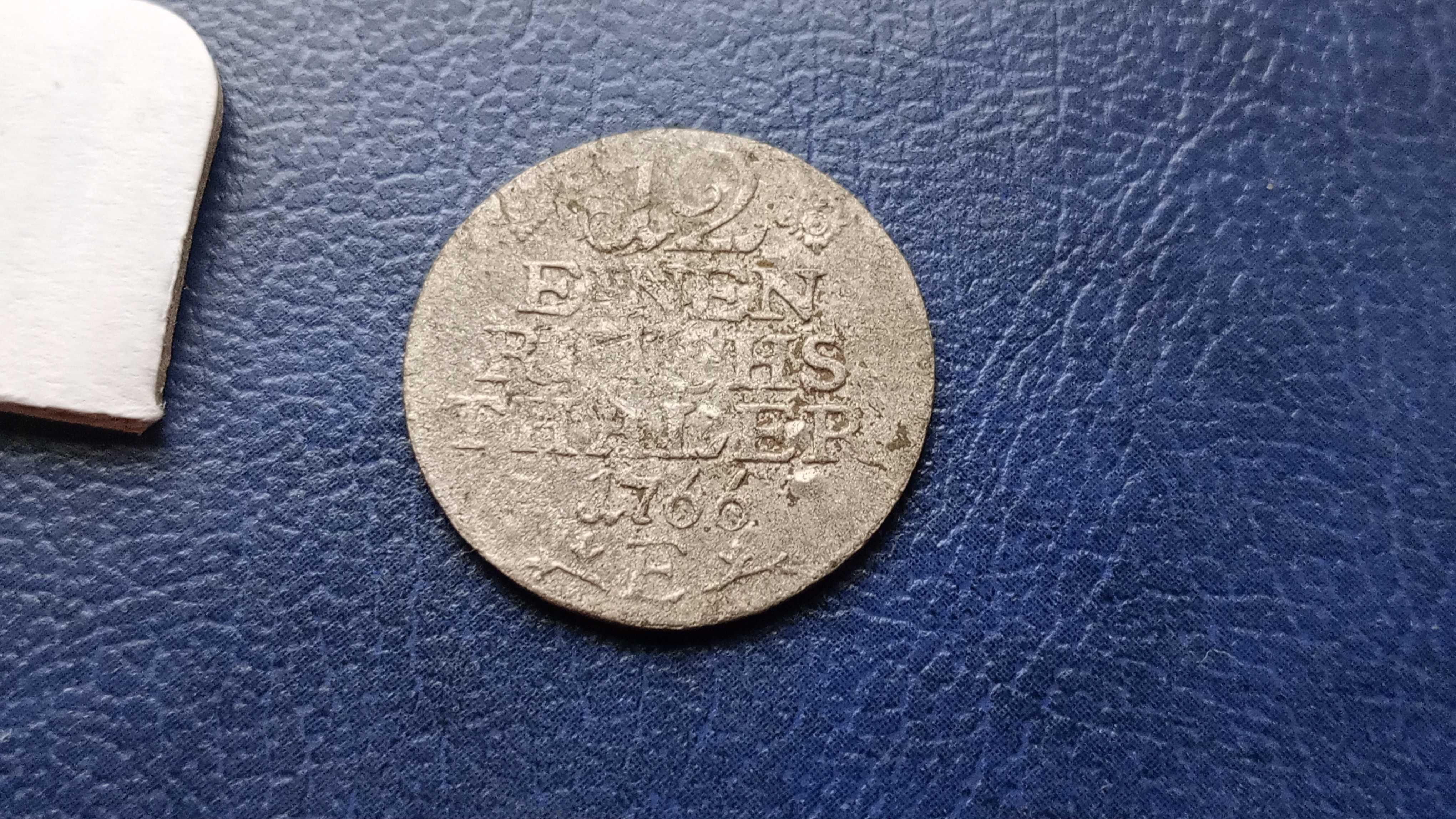 Stare monety 1/12 talara 1766 NIemcy srebro