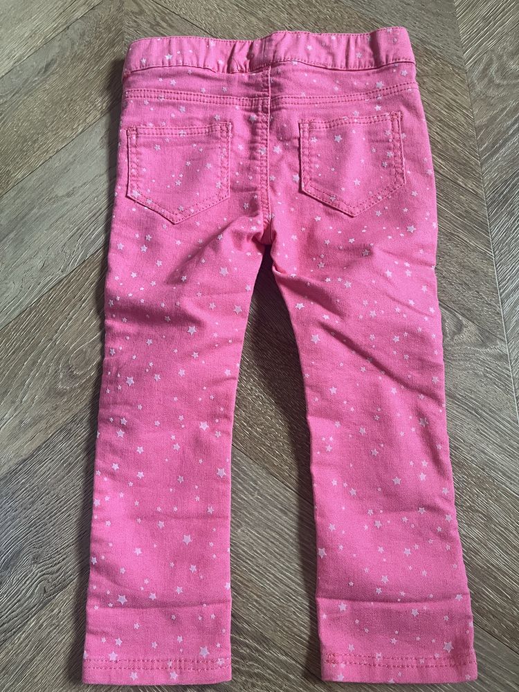 Rożowe spodnie z Hm 92