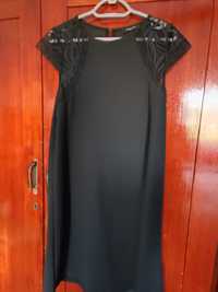 Czarna elegancka,  sukienka L.